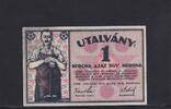 Ungarn 1 Krone 1919 leicht gebraucht II-, 9.30 US$  +  10.48 US$ shipping