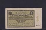 Deutsches Reich, Weimarer Republik, 1 Rentenmark Ro.154b, Deu-199b, Firmendruck, KN 6 stellig, -