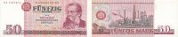 Deutschland, DDR 50 Mark 1971 Ro.360a Typensatz leicht gebraucht II+ 5.85 US$ Tax included +  10.56 US$ shipping