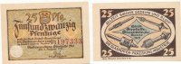 Deutsches Reich, Sachsen, 25 Pfennige Glashütte Stadtverwaltung, -