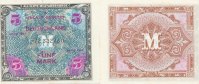 Deutschland, Alliierte Besatzung, 5 Mark Ro.202d UdSSR Druck KN 8stellig, -