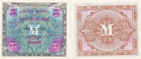 Deutschland, Alliierte Besatzung, 5 Mark Ro.202d UdSSR Druck KN 8stellig, -