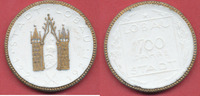 Medaille 1921 Deutsches Reich, Sachsen, Löbau 700 Jahre Stadt, vz, 38mm,