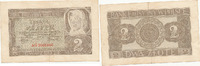 Deutschland,Drittes Reich, 2 Zlote Generalgouvernement Polen, Ro.580 Serie AG, -