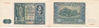 Deutschland,Drittes Reich, 50 Zlotych Generalgouvernement Polen, Ro.582 Serie D, -