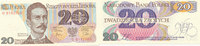 Polen 20 Zlotych 1 Buchstabe vor KN, -