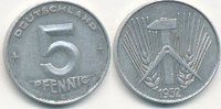 Deutschland,DDR, 5 Pfennig -