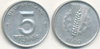 Deutschland,DDR, 5 Pfennig J.1502 -