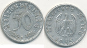 Deutsches Reich,Drittes Reich, 50 Reichspfennig J.368 Alu, -
