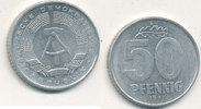 Deutschland,DDR, 50 Pfennig J.1512 Mz.A -