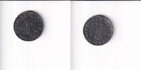 Deutsches Reich, Drittes Reich, 1 Reichspfennig Zink, -