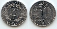 Deutschland 50 Pfennig DDR -