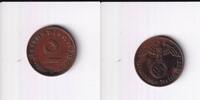 2 Reichspfennig 1937 E Deutsches Reich, Drittes Reich,  ss, Kupfer
