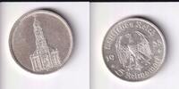 Deutsches Reich, Drittes Reich, 5 Reichsmark Garnisonkirche Potsdam, -