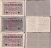Weimarer Republik, Reichsbank, 50 Millionen Mark 100 Stück Ro.108, DEU-122/123, -