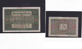 Weimarer Republik, Reichsbank, 10 Mark Ro.63a, DEU-73a, KN 7 stellig, Unterdruckbuchstabe B, Serie: B, -