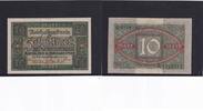 Weimarer Republik, Reichsbank, 10 Mark Ro.63a, DEU-73a, KN 7 stellig, Unterdruckbuchstabe B, Serie: G, -