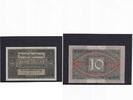 Weimarer Republik, Reichsbank, 10 Mark Ro.63a, DEU-73a, KN 7 stellig, Unterdruckbuchstabe C, Serie: N, -