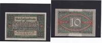 Weimarer Republik, Reichsbank, 10 Mark Ro.63a, DEU-73a, KN 7 stellig, Unterdruckbuchstabe D, Serie: K, -