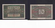 Weimarer Republik, Reichsbank, 10 Mark Ro.63a, DEU-73a, KN 7 stellig, Unterdruckbuchstabe K, Serie: Y, -