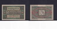 Weimarer Republik, Reichsbank, 10 Mark Ro.63a, DEU-73a, KN 7 stellig, Unterdruckbuchstabe J, Serie: X, -