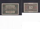 Weimarer Republik, Reichsbank, 10 Mark Ro.63a, DEU-73a, KN 7 stellig, Unterdruckbuchstabe H, Serie: Q, -