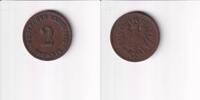 Deutsches Reich, Kaiserreich, 2 Pfennig kleiner Adler, Kupfer, -