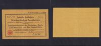 0,42 Mark Gold 1923 Deutsches Reich, Deutsche Reichsbahn, Reichsverkehrsminister Berlin, leicht gebraucht II+,
