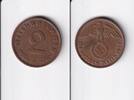 Deutsches Reich, Drittes Reich, 2 Reichspfennig mit Hakenkreuz, -