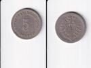 Deutsches Reich, Kaiserreich, 5 Pfennig kleiner Adler, Kupfer/ Nickel, -