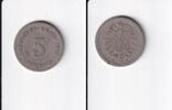 Deutsches Reich, Kaiserreich, 5 Pfennig kleiner Adler, Kupfer/ Nickel, -