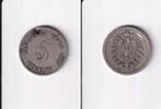 Deutsches Reich, Kaiserreich, 5 Pfennig kleiner Adler, Kupfer/ Nickel, -