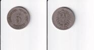 Deutsches Reich, Kaiserreich, 5 Pfennig kleiner Adler, Kupfer/ Nickel, -