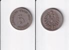 Deutsches Reich, Kaiserreich, 5 Pfennig kleiner Adler, Kupfer/ Nickel, -