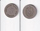 Deutsches Reich, Kaiserreich, 5 Pfennig kleiner Adler, Kupfer/ Nickel, -