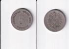 Deutsches Reich, Kaiserreich, 5 Pfennig kleiner Adler, Kupfer/ Nickel, -