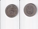 Deutsches Reich, Kaiserreich, 5 Pfennig kleiner Adler, Kupfer/ Nickel, -