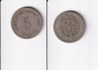 Deutsches Reich, Kaiserreich, 5 Pfennig kleiner Adler, Kupfer/ Nickel, -