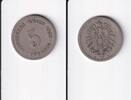 Deutsches Reich, Kaiserreich, 5 Pfennig kleiner Adler, Kupfer/ Nickel, -