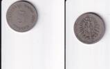 Deutsches Reich, Kaiserreich, 5 Pfennig kleiner Adler, Kupfer/ Nickel, -
