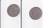 Deutsches Reich, Kaiserreich, 5 Pfennig kleiner Adler, Kupfer/ Nickel, -