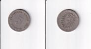 Deutsches Reich, Kaiserreich, 5 Pfennig kleiner Adler, Kupfer/ Nickel, -