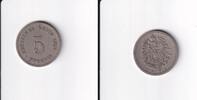 Deutsches Reich, Kaiserreich, 5 Pfennig kleiner Adler, Kupfer/ Nickel, -