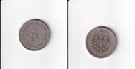 Deutsches Reich, Kaiserreich, 5 Pfennig kleiner Adler, Kupfer/ Nickel, -