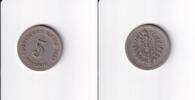 Deutsches Reich, Kaiserreich, 5 Pfennig kleiner Adler, Kupfer/ Nickel, -