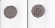 Deutsches Reich, Kaiserreich, 5 Pfennig kleiner Adler, Kupfer/ Nickel, -
