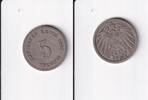 Deutsches Reich, Kaiserreich, 5 Pfennig großer Adler, Kupfer/Nickel, -