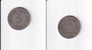 Deutsches Reich, Kaiserreich, 5 Pfennig großer Adler, Kupfer/Nickel, -