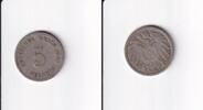 Deutsches Reich, Kaiserreich, 5 Pfennig großer Adler, Kupfer/Nickel, -
