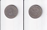 Deutsches Reich, Kaiserreich, 5 Pfennig großer Adler, Kupfer/Nickel, -